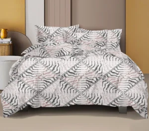 Feel Good Queen Pure Cotton Bedsheet - Sunshine Stripes Pattern | Cheerful Cotton Bedding