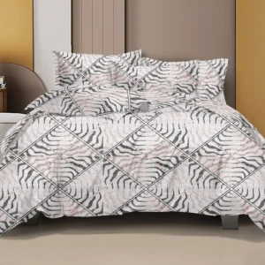 Feel Good Queen Pure Cotton Bedsheet - Sunshine Stripes Pattern | Cheerful Cotton Bedding