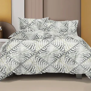 Feel Good Queen Size Cotton Bedsheet - Peaceful Waves Design | Calming Pure Cotton