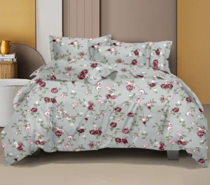 Feel Good Queen Cotton Bedsheet - Gratitude Garden Pattern | Thankful Cotton Bedding