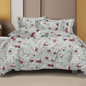 Feel Good Queen Cotton Bedsheet - Gratitude Garden Pattern | Thankful Cotton Bedding