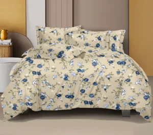 Feel Good Queen Size Pure Cotton Bedsheet - Harmony Circles Design | Balanced Cotton Bedding