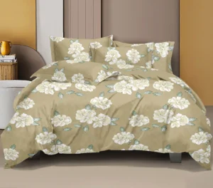 Feel Good Queen Size Cotton Bedsheet - Zen Garden Design | Peaceful Pure Cotton