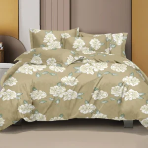 Feel Good Queen Size Cotton Bedsheet - Zen Garden Design | Peaceful Pure Cotton