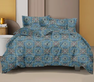 Gracious Queen Cotton Bedsheet - Peony Paradise Pattern | Luxurious Floral Garden Bedding