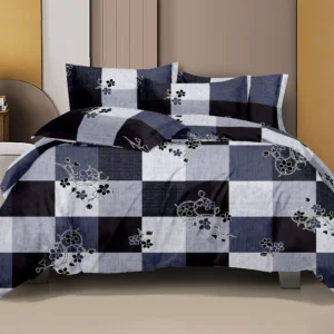 Gracious Queen Pure Cotton Bedsheet - Lily Garden Pattern | Pure Elegance Floral Bedding