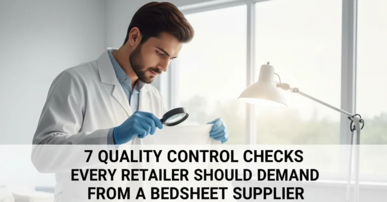 7 Quality Control Checks Every Retailer Should Demand from a Bedsheet Supplier