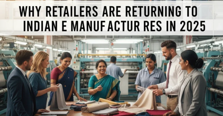 Why Retailers Are Returning to Indian Textile Manufacturers in 2025